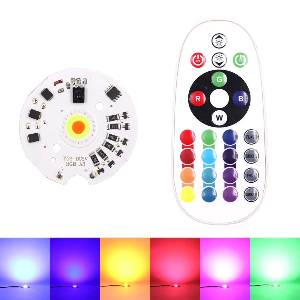     RGB LED COB Ĩ,   ÷ LED , DC5V USB    , 52mm, 5V